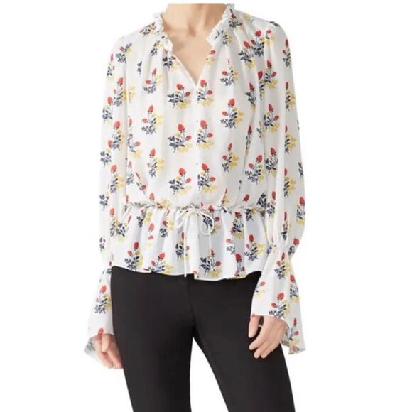 Derek Lam boho floral blouse Eu 40 - Picture 1 of 10